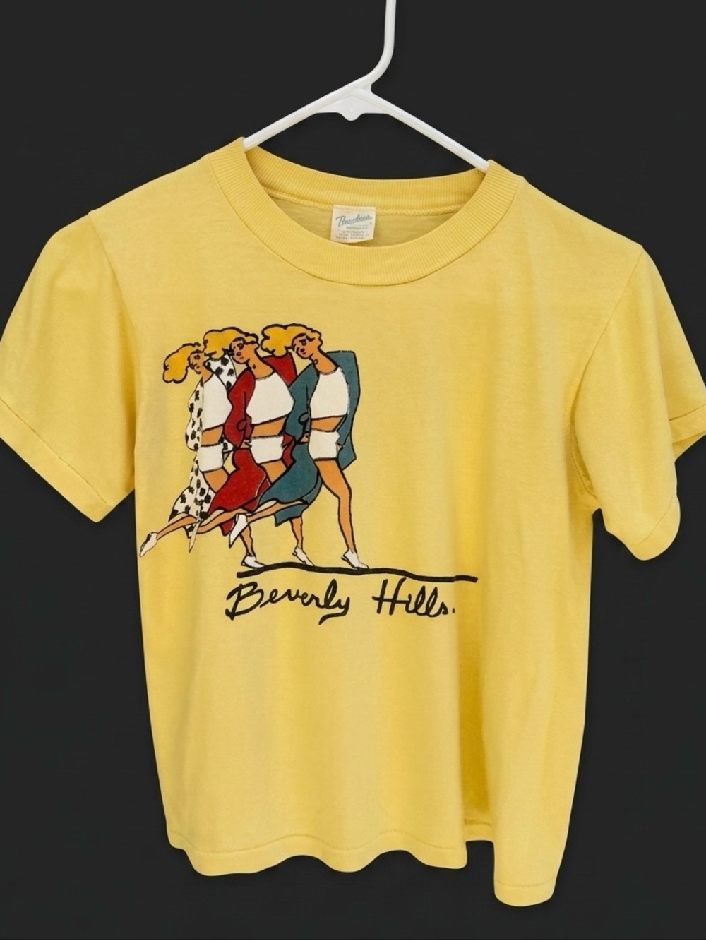 Vintage Yellow Women’s Beverly Hills Graphic Tee